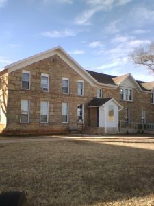 Historic building at Pawnee Nation complex