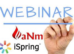 aNm webinar with iSpring